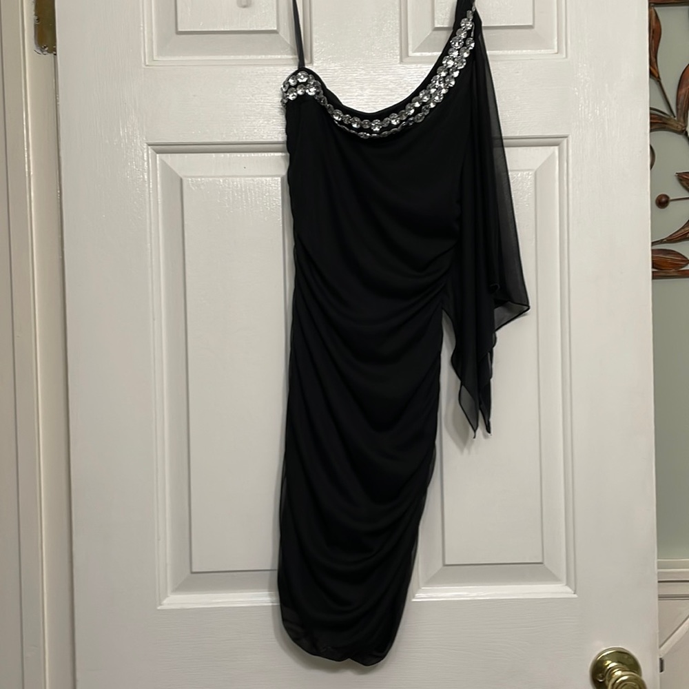 One shoulder mini dress